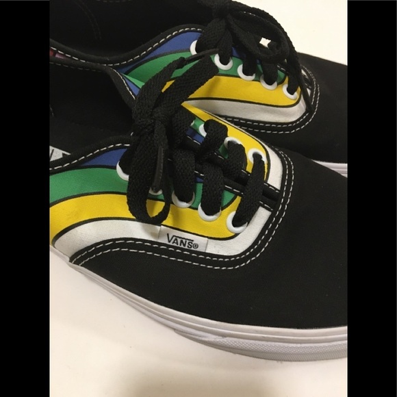 VANS Authentic Refract Blk/Tr Wht/Multi Sneakers - Picture 13 of 16